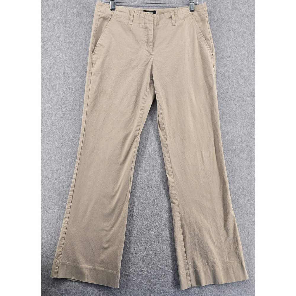 Vtg The Limited Cassidy Fit Pant Womens‎ Sz 6 Beige Flare Low Rise School Office